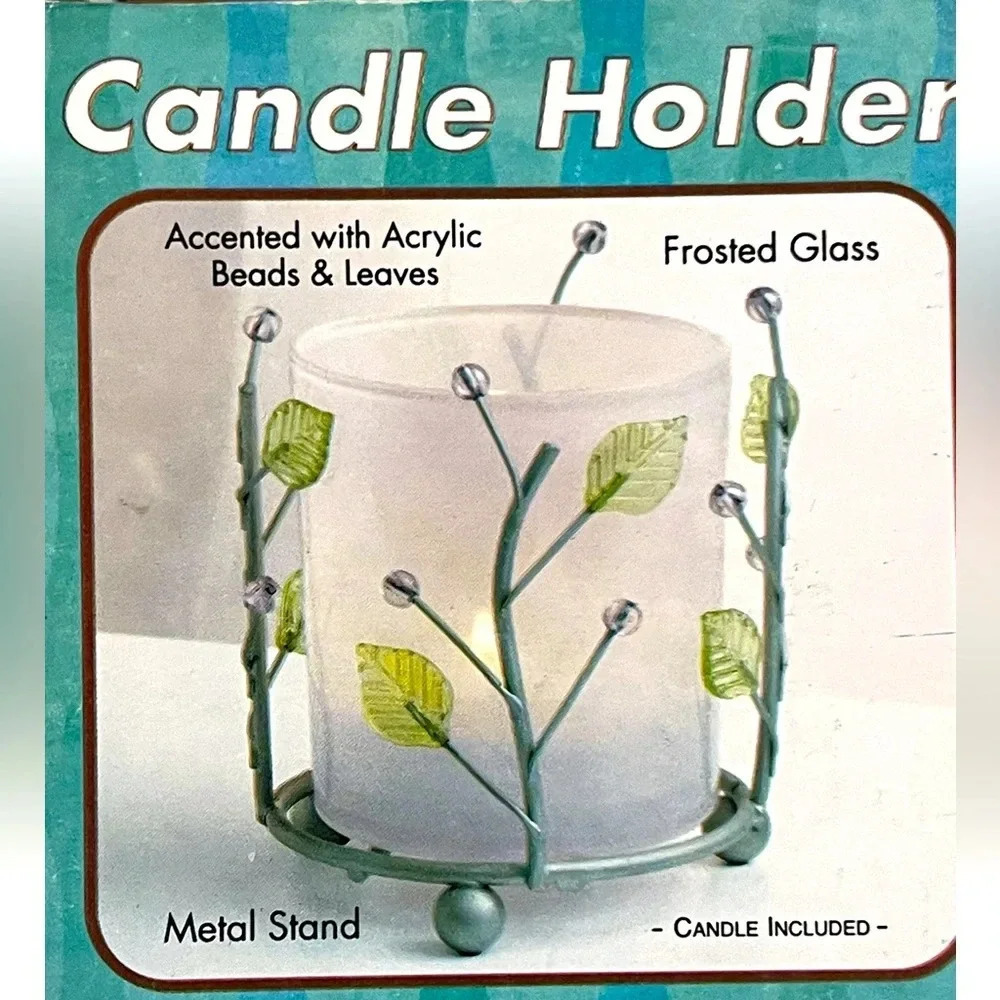Candle holder metal stand